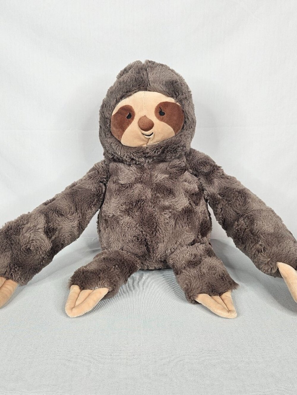 Giggle Scape Plush Sloth | Bendable Arms | Brown | 12”